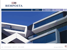 Tablet Screenshot of bemposta-sa.pt